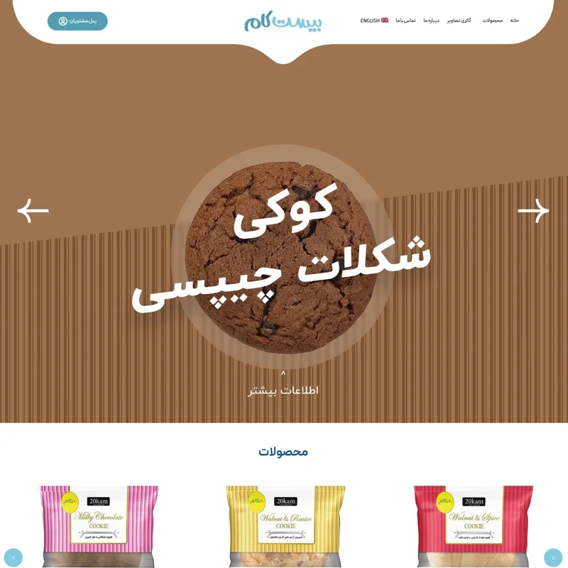 طراحی سایت بیست‌کام