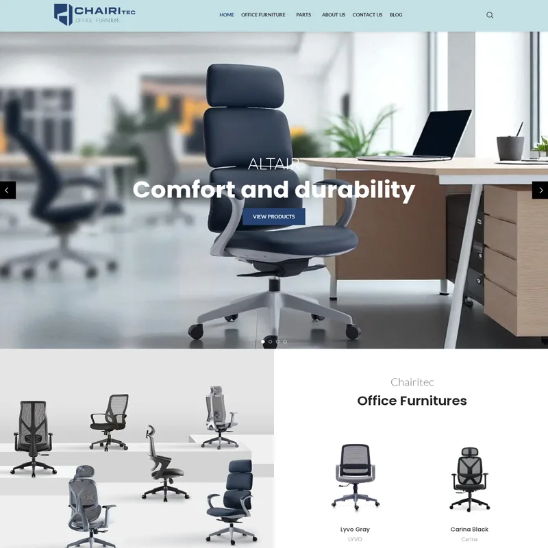 طراحی وب سایت ChairiTec